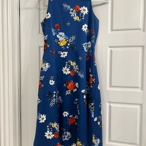 Banana Republic Blue Floral Dress